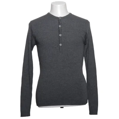 Henley shirt (Gray) from Bertoni Acrylic, Merino wool