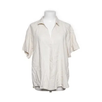 Korte mouwen shirt (Beige) van MyWear Woman Linnen, Viscose