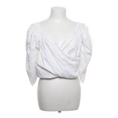 Blouse (White) from Gina Tricot Cotton, Elastane