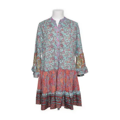 Klänning (Blå, Röd, Flerfärgad) från Chic Ethnic Polyester, Silke