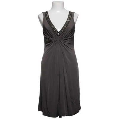 Dress (Gray) from Velvet Elastane, Silk, Viscose