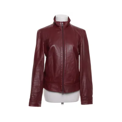 Läderjacka (Röd) från United Colors of Benetton Skinn, Viskos
