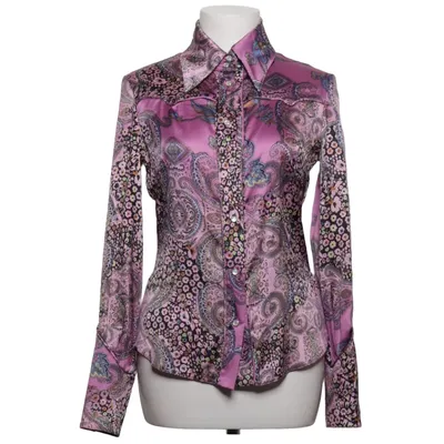 Blouse (Lila, Meerkleurig) van Amor & Psyche Elastaan, Zijde