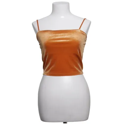 Crop top (Brown) from Gina Tricot Elastane, Polyester