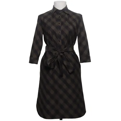 Shirt dress (Brown, Black) from Chelsea Cotton, Elastane, Polyester