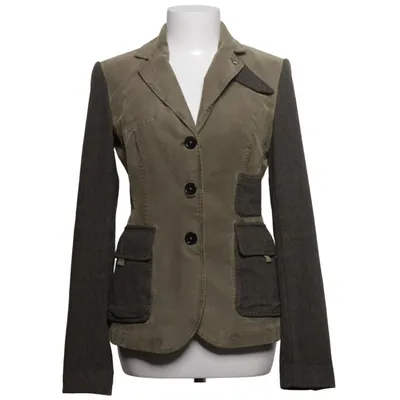 Blazer (Green, Brown) from Blonde No.8 Cotton, Elastane, Polyester, Wool