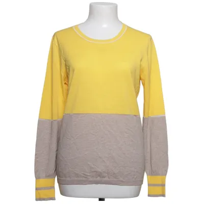 Pull-over (Jaune, Gris) de Cruciani Coton, Polyuréthane