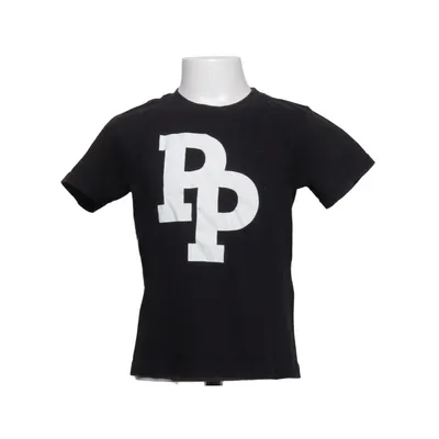 T-shirt (Black, White) from Russell Cotton