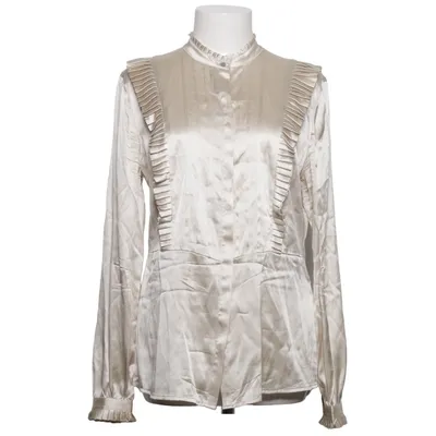 Blouse (Beige) from Stenströms Elastane, Silk