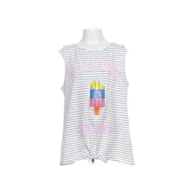 Tanktop  (Hvid, Blå, Flerfarvet) fra Zara Girls Bomuld, Polyester, Viscose