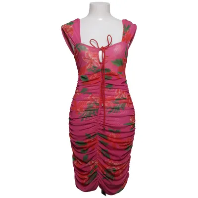 Jurk (Roze, Meerkleurig) van Pinko Elastaan, Polyester