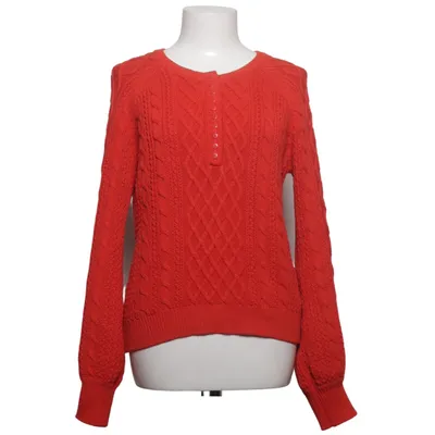 Pull-over (Rouge) de La Maille Sézane Acétate, Coton biologique