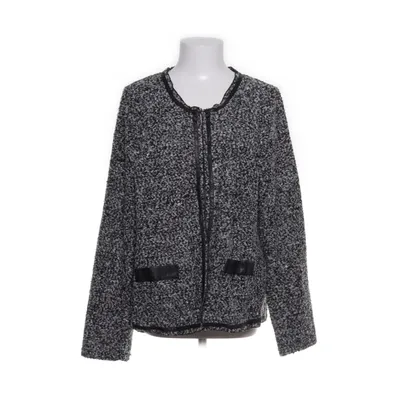 Cardigan (Grijs, Meerkleurig) van Ellos Plus Collection Polyester, Leer