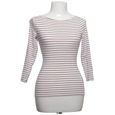 Langarmshirt (Weiß, Beige) von H&M Basic Baumwolle, Elasthan