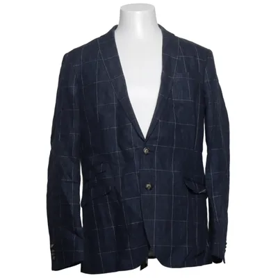 Kavaj (Blå, Vit) från Tiger of Sweden Acetat, Linne, Viskos