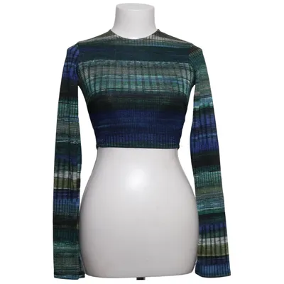 Crop top (Multi Rib Long Sleeve Top) de NLY One Élasthane, Polyester