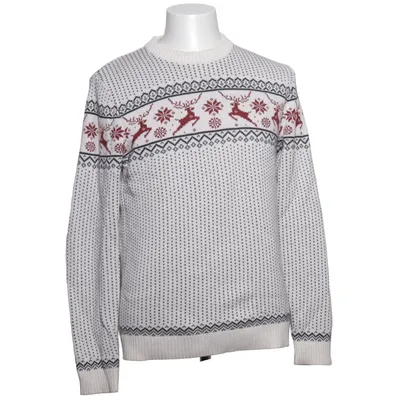Julesweater (Hvid, Flerfarvet) fra Selected Homme Økologisk bomuld