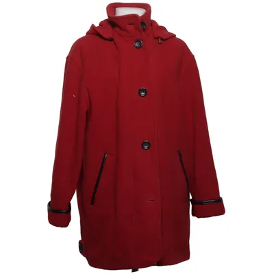 Manteau (Rouge) de Johan Skoglund Polyamide, Polyester, Laine