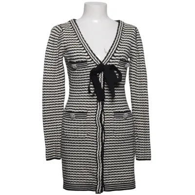 Jurk (Zwart, Wit) van Self-Portrait Katoen, Elastaan, Polyamide, Viscose, Wol