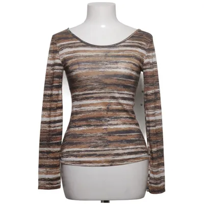 Långärmad t-shirt (Brun, Svart, Vit) från Styleboom Elastan, Polyester