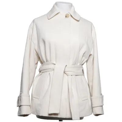 Manteau (Beige) de Vince Coton, Polyamide, Polyester, Laine