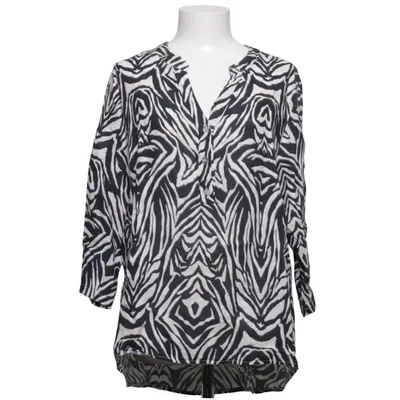 Blouse (Zwart, Beige) van Heart Kiss Linnen
