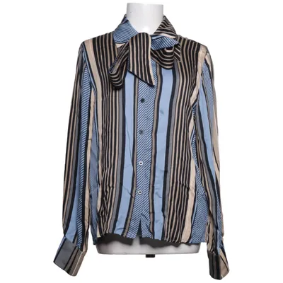 Bluse (Blå, Sort, Beige) fra Culture Viscose