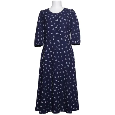 Jurk (Blauw, Wit) van Fever London Elastaan, Polyester