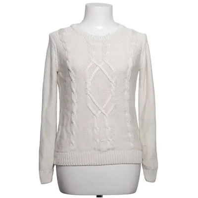 Strickpullover (Weiß) von Morris Lady Baumwolle, Leinen, Viskose