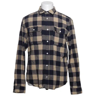 Flanellskjorta (Blå, Beige) från Grandpa Ekologisk bomull