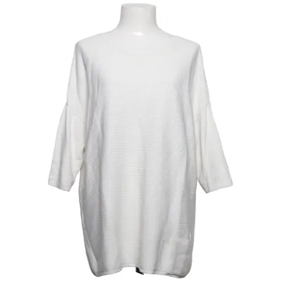 Pull-over (Blanc) de Oui Coton, Soie, Viscose