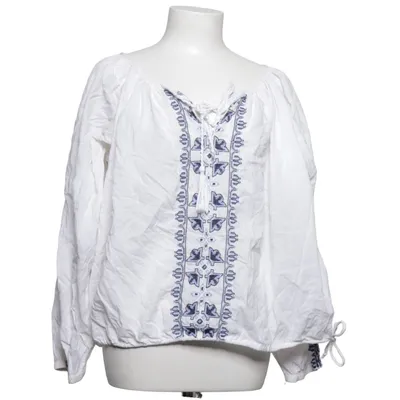Blouse (Blanc, Bleu) de Rosebud Coton