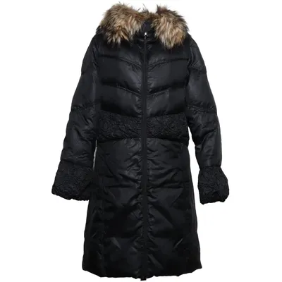 Donsjas (Zwart) van Elisa Cavaletti Dons, Veer, Polyamide, Polyester