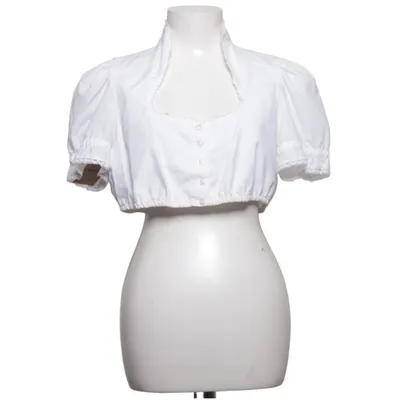 Dirndlblus (Vit) från Lekra Bomull, Polyester