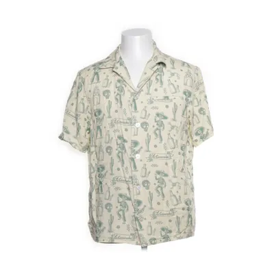 Kortärmad skjorta (Beige, Flerfärgad) från Nikben Viskos