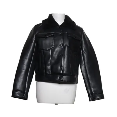 Shearling jas (Zwart) van Gina Tricot Polyester