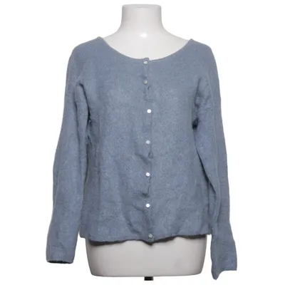 Cardigan (Bleu) de La Maille Sézane Acétate, Laine d'alpaga, Coton, Mohair, Polyamide