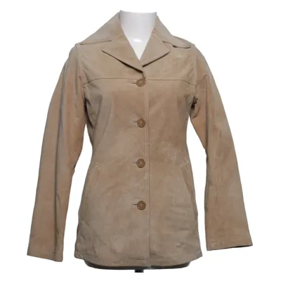 Veste en cuir (Beige) de Alvaro by Hollies Cuir, Polyester