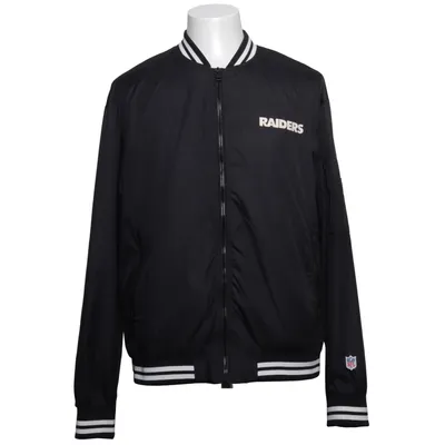 Bomberjack (Zwart, Wit) van NFL Team Apparel Polyester