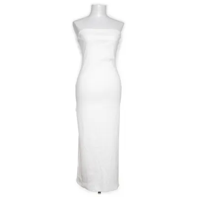 Maxi dress (White) from Divided by H&M Cotton, Elastane