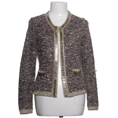 Cardigan (Gray, Gold, Multicolored) from Via Code Acrylic, Polyester