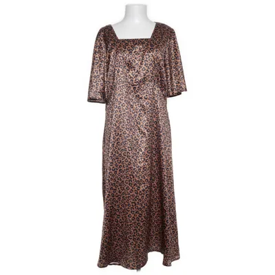 Kjole (Brun, Sort, Flerfarvet) fra Ellos Polyester