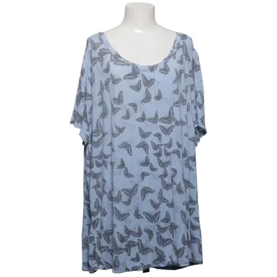 Top (Blau) von Janina Curved Elasthan, Viskose