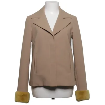 Blazer (Beige) von Oh! by Kopenhagen Fur Elasthan, Pelz, Polyester, Viskose