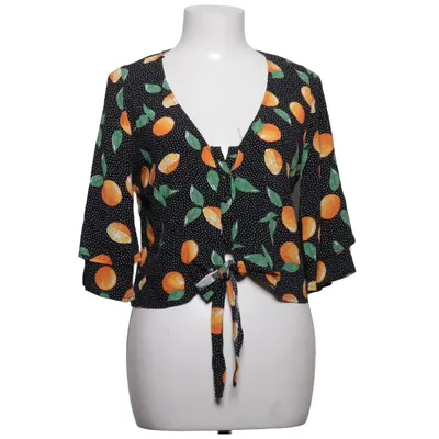 Wikkelblouse (Zwart, Oranje, Groen) van Sportsgirl Viscose