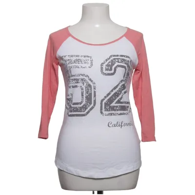 Baseball Hemd (Weiß, Pink) von C&A Baumwolle, Polyester