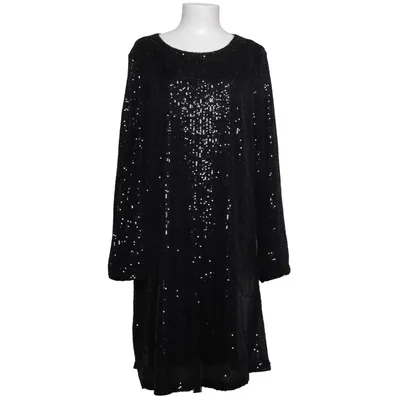 Jurk (Zwart, Zilver) van ZbyZ Elastaan, Polyester