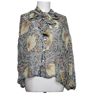 Bluse (Blå, Flerfarvet) fra Morris & Co x H&M Polyester