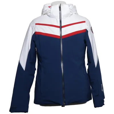 Ski jacket (Blue, Red, White) from Spyder Elastane, Polyamide, Polyester