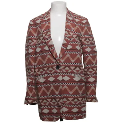 Blazer (Rød, Beige, Flerfarvet) fra Maison Scotch Bomuld, Polyester